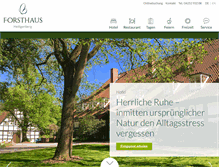 Tablet Screenshot of forsthaus-heiligenberg.de